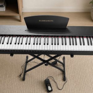 GLORIAKEYS DPG100 – Piano Điện 88 Phím Full Size Cho Người Mới Học & Gia Đình Hiện Đại