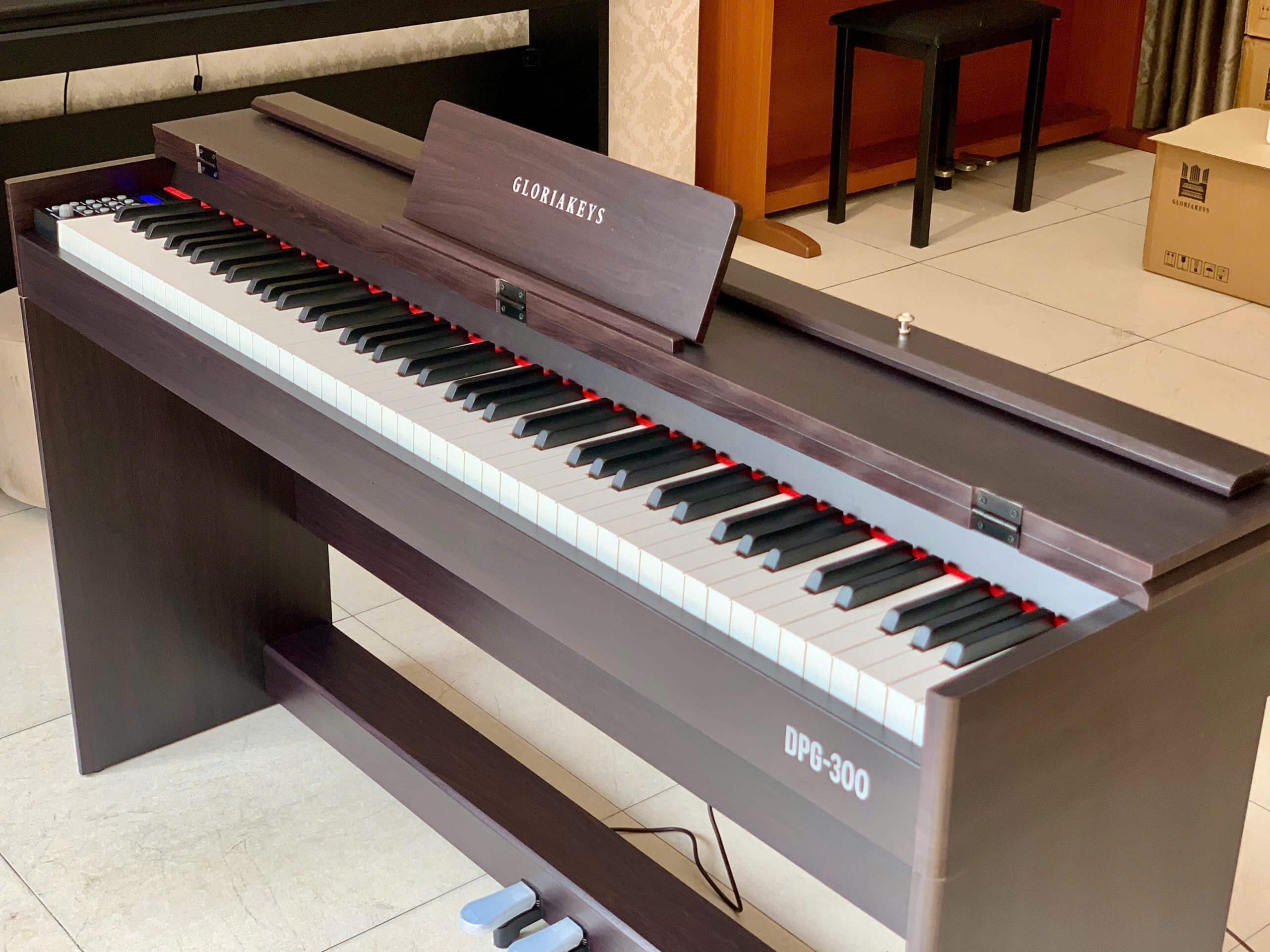 Đàn Piano Điện GloriaKeys DPG-300 – 88 Phím Nặng Hammer Action, Chip Âm Thanh Dream 5704 - Image 5