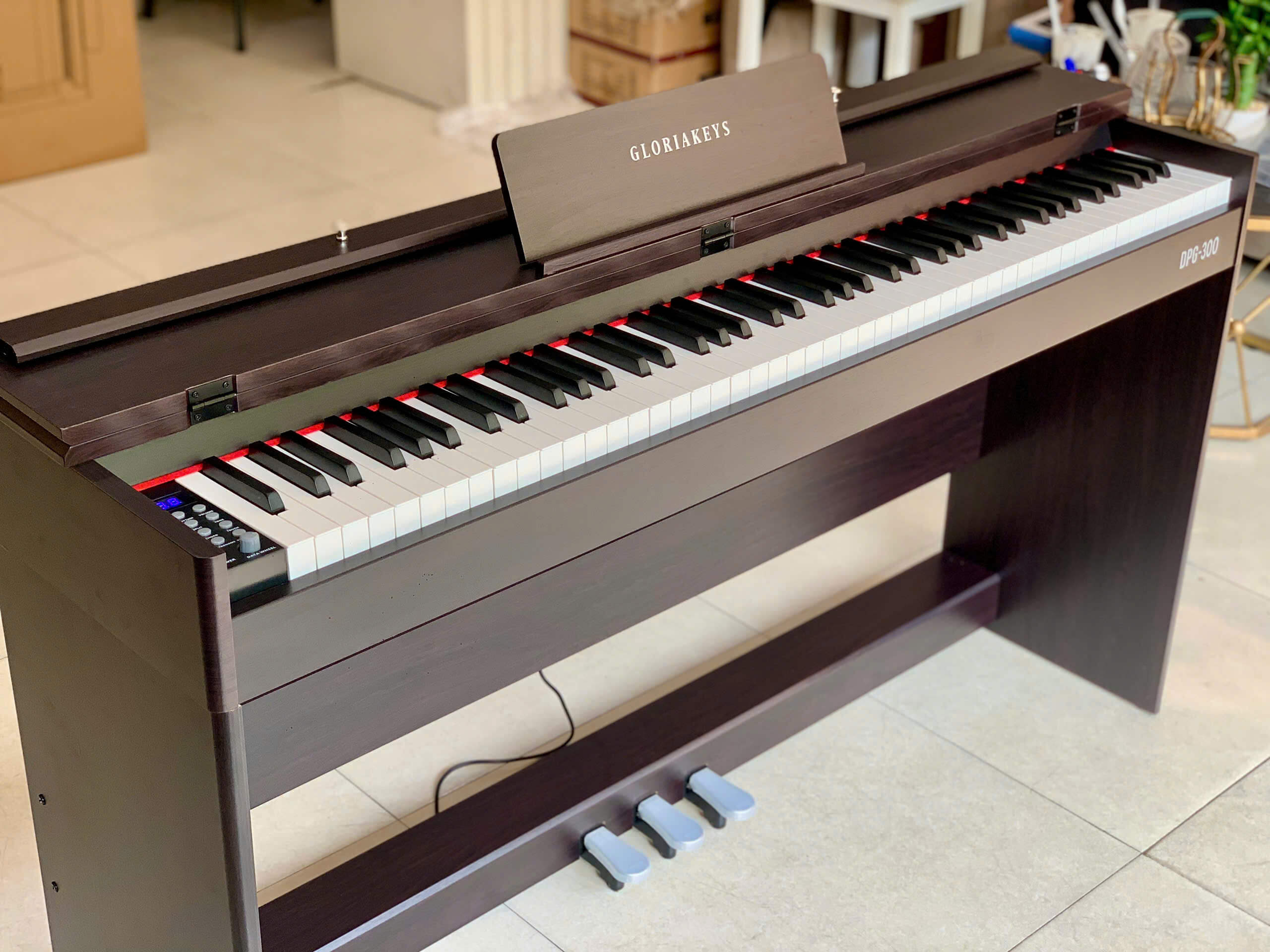 Đàn Piano Điện GloriaKeys DPG-300 – 88 Phím Nặng Hammer Action, Chip Âm Thanh Dream 5704 - Image 3